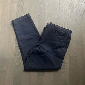 Tommy Hilfiger navy pants with button designs